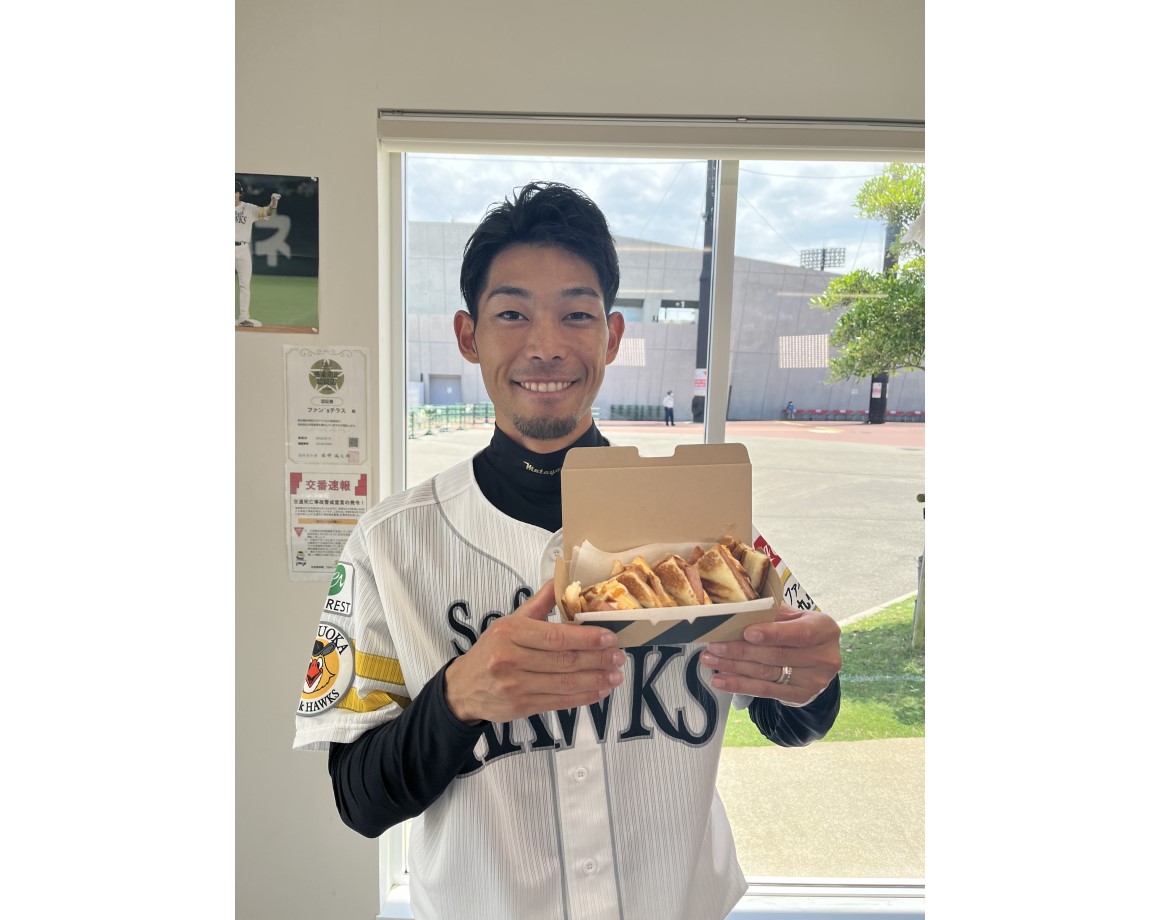 又吉投手が熱望したホットサンドをFUKCOFFEEで新発売！